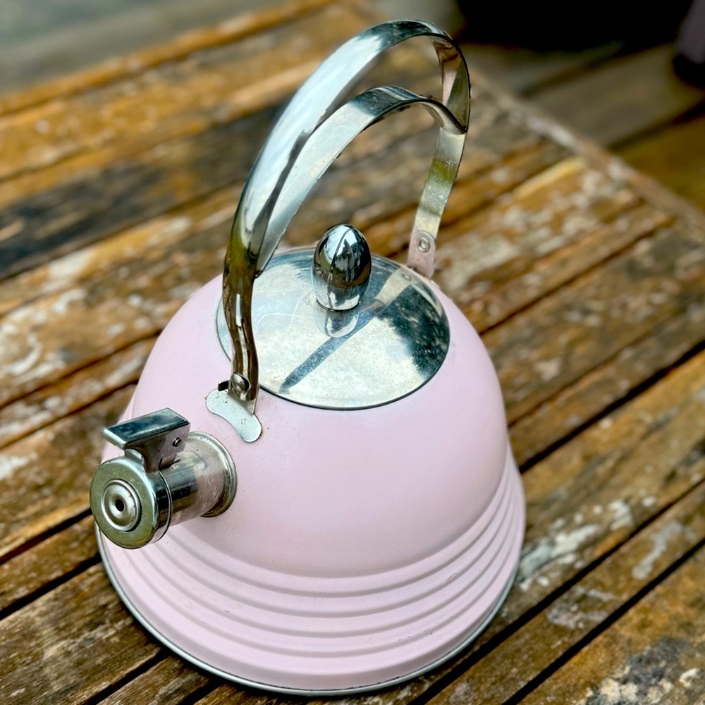 Denmark Tools for Cooks Tea Kettle: Light Pink & Stainless Steel - Picture 8 of 11